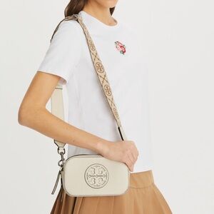Tory Burch Miller Cream Crossbody Bag